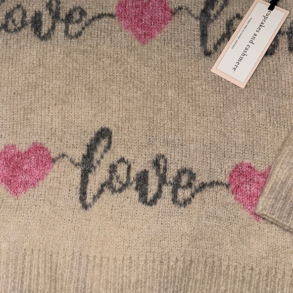 Cupcakes and Cashmere Valentines Day Sweater - Women's Size small - Picture 2 of 8